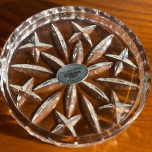 Vintage Gorham King Edward Collection - Full Lead Crystal Coasters-  4- #C480